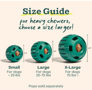 Woof Pupsicle Long-Lasting Interactive Dog Toy - For Small Dogs 10-25 lbs