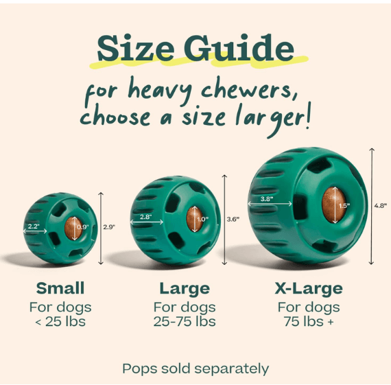 Woof Pupsicle Long-Lasting Interactive Dog Toy - For Small Dogs 10-25 lbs