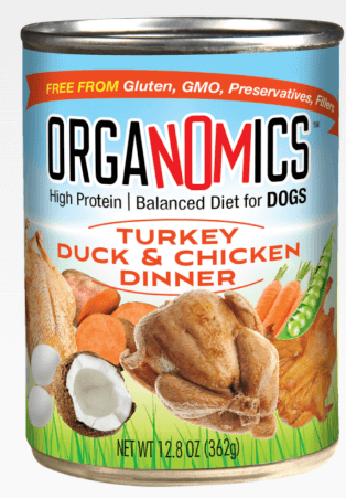 OrgaNOMics Turkey, Duck and Chicken Dinner for Dogs, 12.5oz
