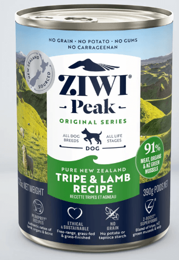 Ziwi Peak Tripe and Lamb Recipe Canned Dog Food 13.75oz