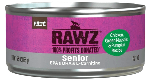 Rawz Senior Wet Cat Food:Chicken Recipe