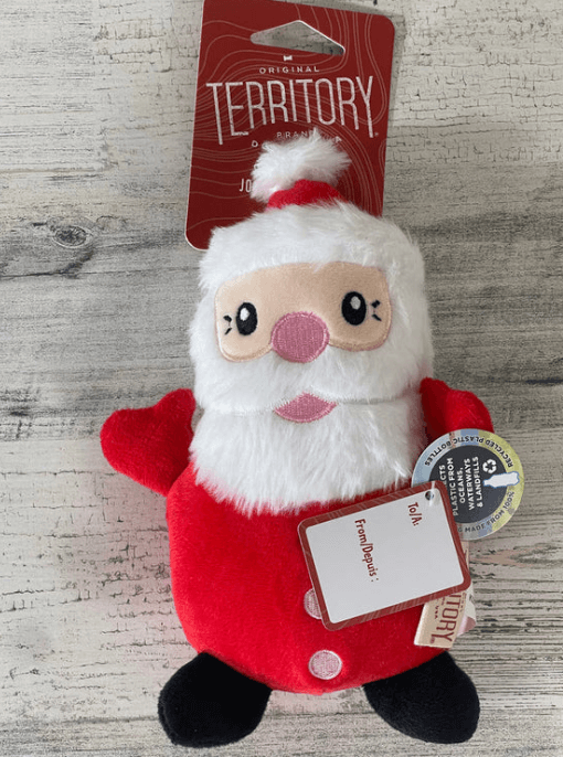 Tall Tails Holiday Santa Dog Toy