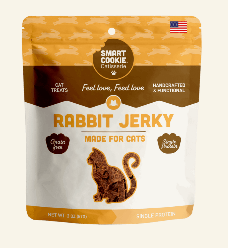 Smart Cookie Barkery - Rabbit Jerky - Single Cat Treat, 2oz