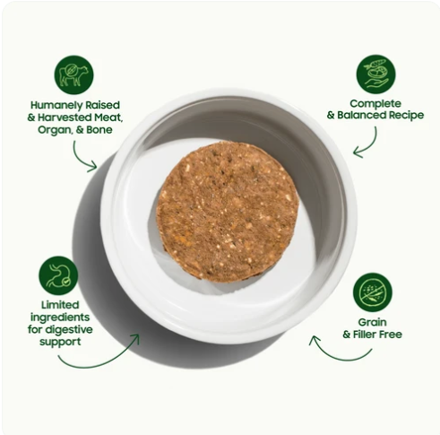 Small Batch Frozen Raw Patties, Beef