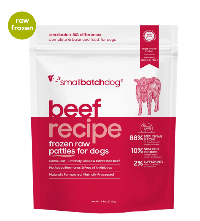 Small Batch Frozen Raw Patties, Beef