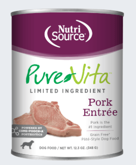 PureVita Limited Ingredient Pork Entree Can