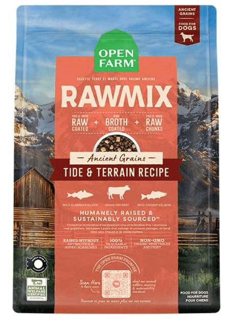 Open Farm Raw Mix with Ancient Grains Tide & Terrain Recipe Dog Foo