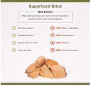 Badlands Superfood Bite, Freeze-Dried Raw Dog Treat - Salmon