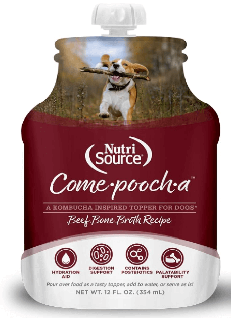 NutriSource Come-Pooch-A Broth 12oz - Beef
