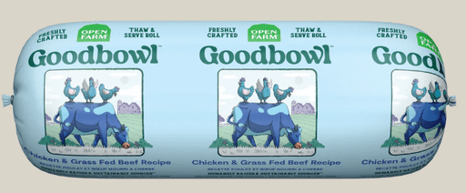 Open Farm Goodbowl Chicken & Grass-Fed Beef Freshly Crafted Roll for Dogs, 28 oz