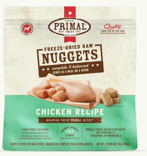 Primal Dog Food Freeze-Dried Nuggets, Chicken