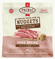 Primal Dog Food Freeze-Dried Nuggets, Pork