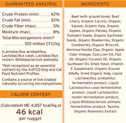 Primal Dog Food Freeze-Dried Nuggets, Beef