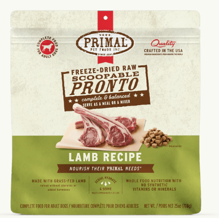 Primal Freeze Dried Pronto Lamb