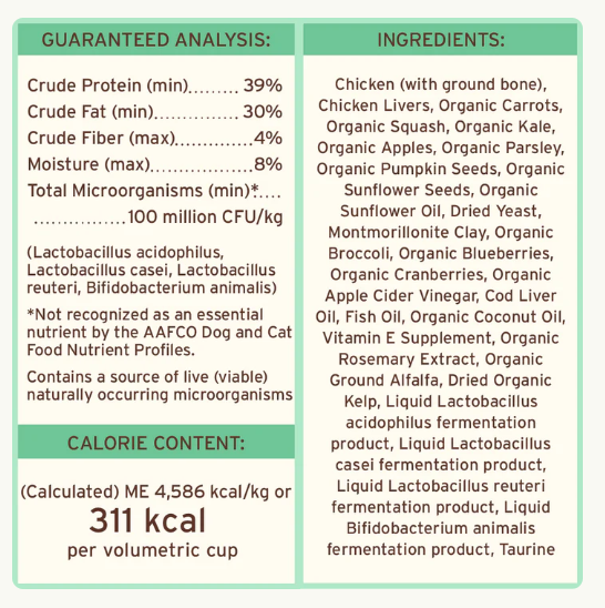 Primal Freeze Dried Pronto Chicken Recipe