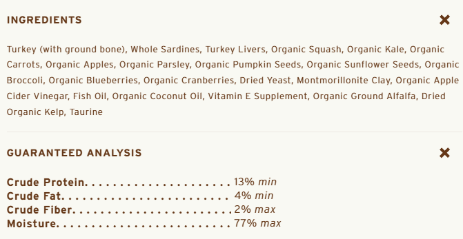 Primal Dog Frozen Patties, Turkey & Sardine 6 lbs