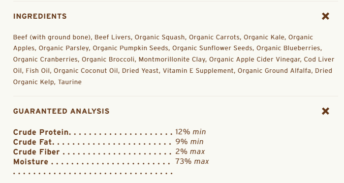 Primal Dog Frozen Patties, Beef 6 lbs
