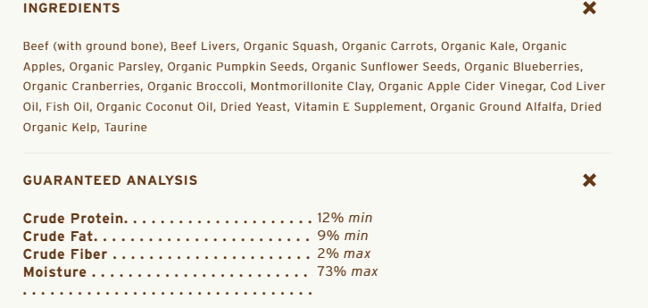 Primal Dog Frozen Nuggets, Beef 3lbs