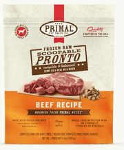 Primal Dog Frozen Pronto, Beef 4 lbs