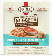 Primal Cat Frozen Nuggets, Chicken & Salmon, 3 lb