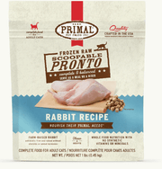 Primal Cat Frozen Pronto, Rabbit, 1 lb