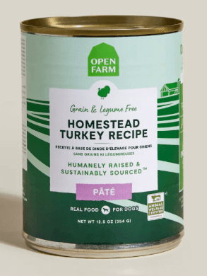 Open Farm Dog Grain Free Homestead Turkey Pate 12.8 oz