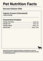 Open Farm Dog Grain Free Harvest Chicken Pate 12.8 oz