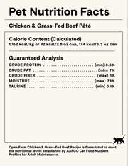 Open Farm Harvest Chicken &Grass-Fed Beef Pâté for Cats