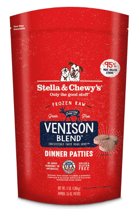 Stella & Chewy's Venison Frozen Raw Dinner Patties