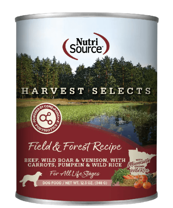 NutriSource Harvest Selects Recipe, Field & Forest 12.3 oz