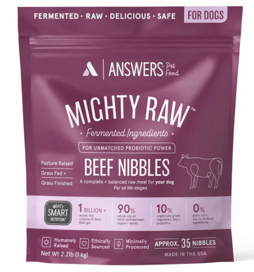 Answers Frozen Detailed Beef Nibbles 2.2lb