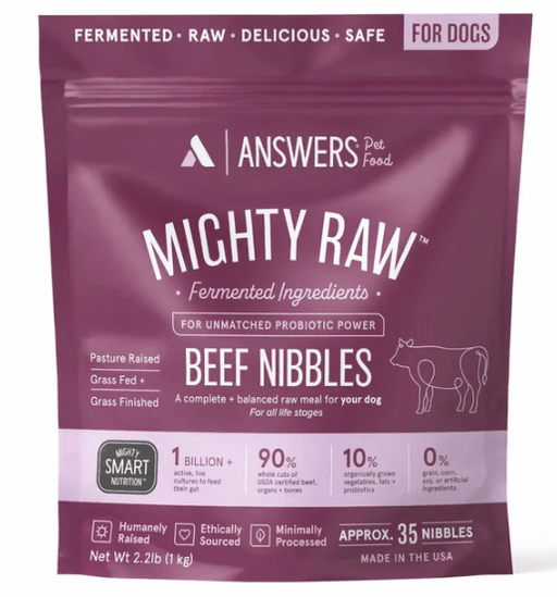 Answers Frozen Detailed Beef Nibbles 2.2lb