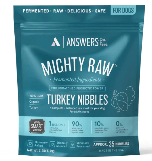 Answers Frozen Detailed Turkey Nibbles 2.2lb