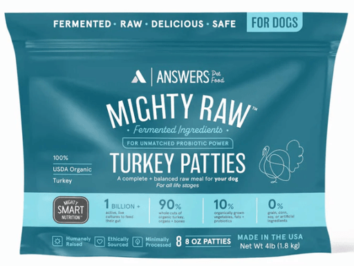 Answers Frozen Detailed Patties Turkey 4 lb