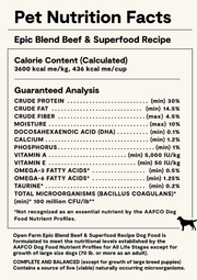 Open Farm Epic Blend Beef & Superfood Dry Dog Food
