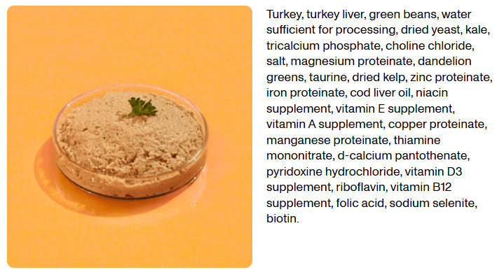 Smalls Frozen Gently Cooked Cat Food: Smooth Turkey Recipe