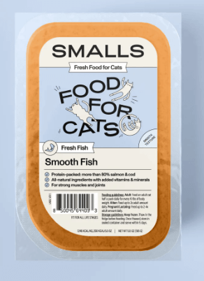 Smalls Frozen Gently Cooked Cat Food: Smooth Fish Recipe