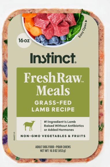 Instinct FreshRaw Meals Grass-Fed Lamb Recipe for Dogs