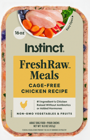 Instinct FreshRaw Meals Grass-Fed Chicken Recipe for Dogs
