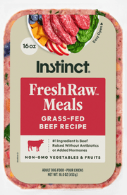 Instinct FreshRaw Meals Grass-Fed Beef Recipe for Dogs