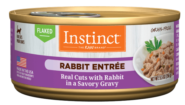 Instinct Cat Food Flaked Rabbit Entrée