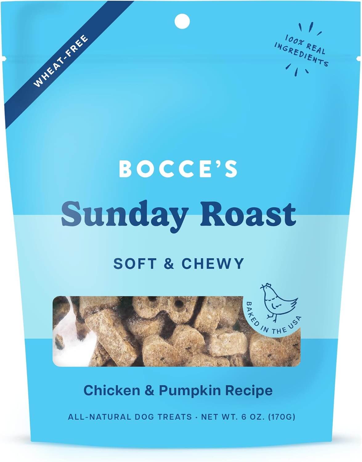 Bocce's Bakery Sunday Roast Soft & Chewy Dog Treats, 6 oz — Jake's