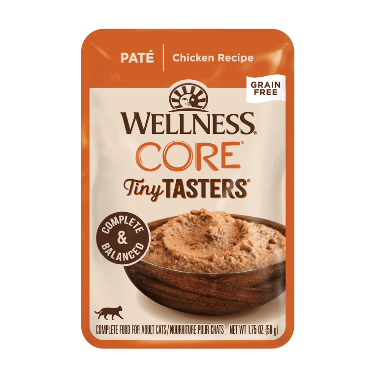 Wellness CORE Cat Tiny Tasters Pâté, Chicken Recipe 1.75oz
