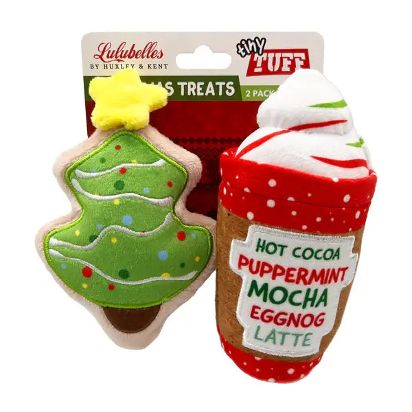 Huxley and Kent Dog Tiny Tuff 2PK CHRISTMAS TREATS