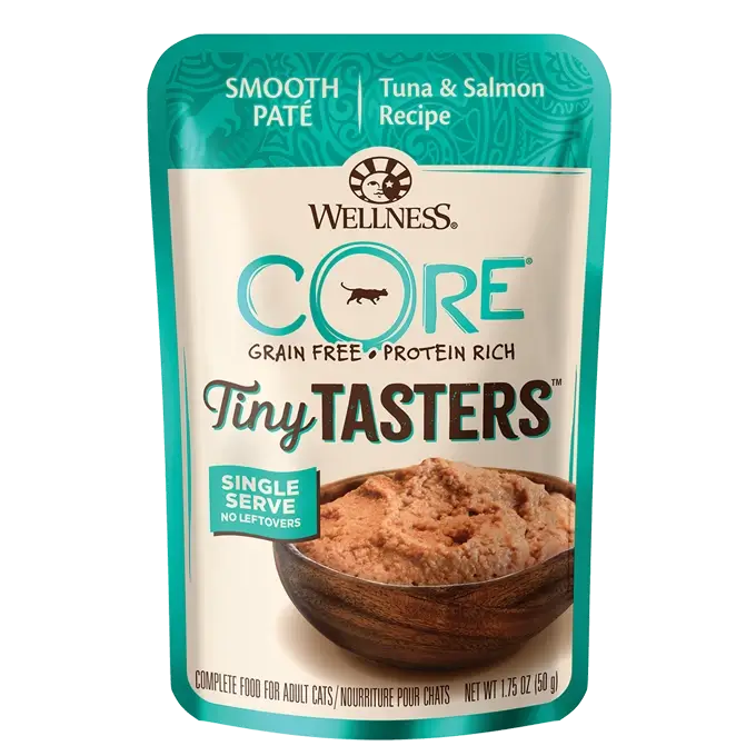 Wellness Core Cat Tiny Tasters Pâté, Tuna & Salmon Recipe