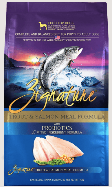 Zignature Limited Ingredient Dog Food: Trout and Salmon