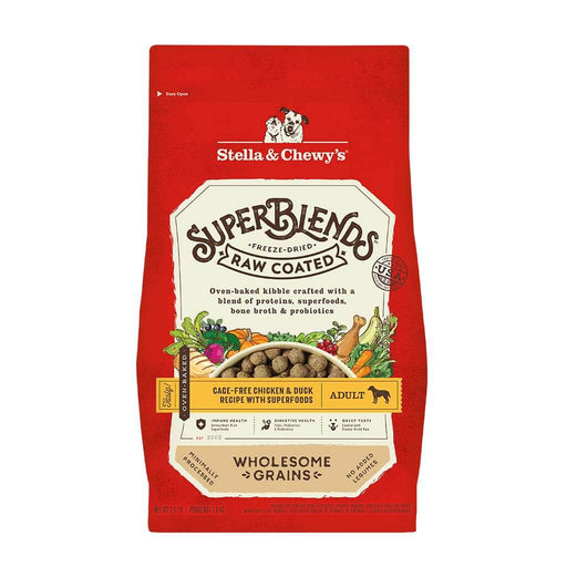 Stella & Chewy's Superblends Raw Coated Wholesome Grains, Chicken & Duck 3.5 lb