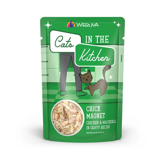 WERUVA CATS IN THE KITCHEN POUCH CHICK-MAGNET 3OZ