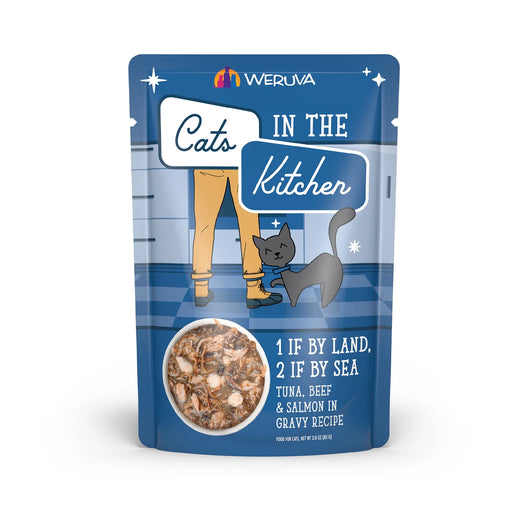 WERUVA CATS IN THE KITCHEN POUCH 1 LAND-2-SEA 3OZ