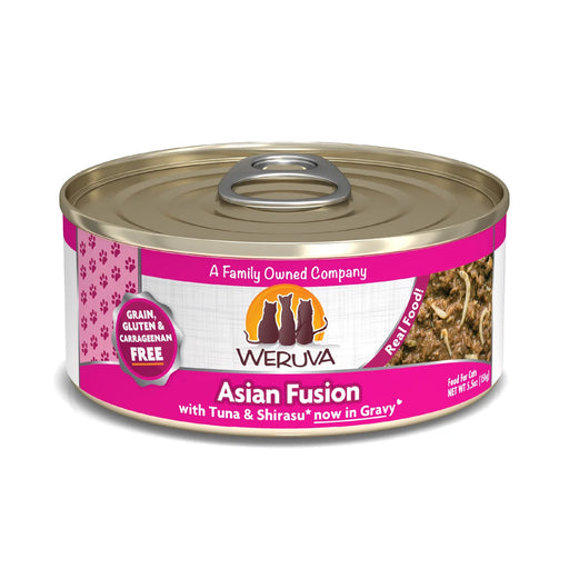 Weruva Asian Fusion Tuna and Shirasu in gravy Cat Food 3 oz